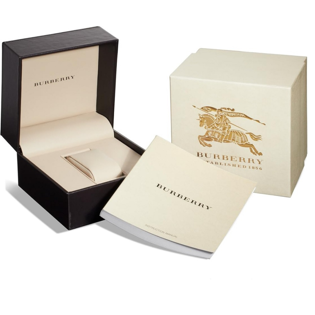 Burberry Men’s Watch Stainless Steel Dark Grey Strap With Dark Grey Dial BU9354 The City