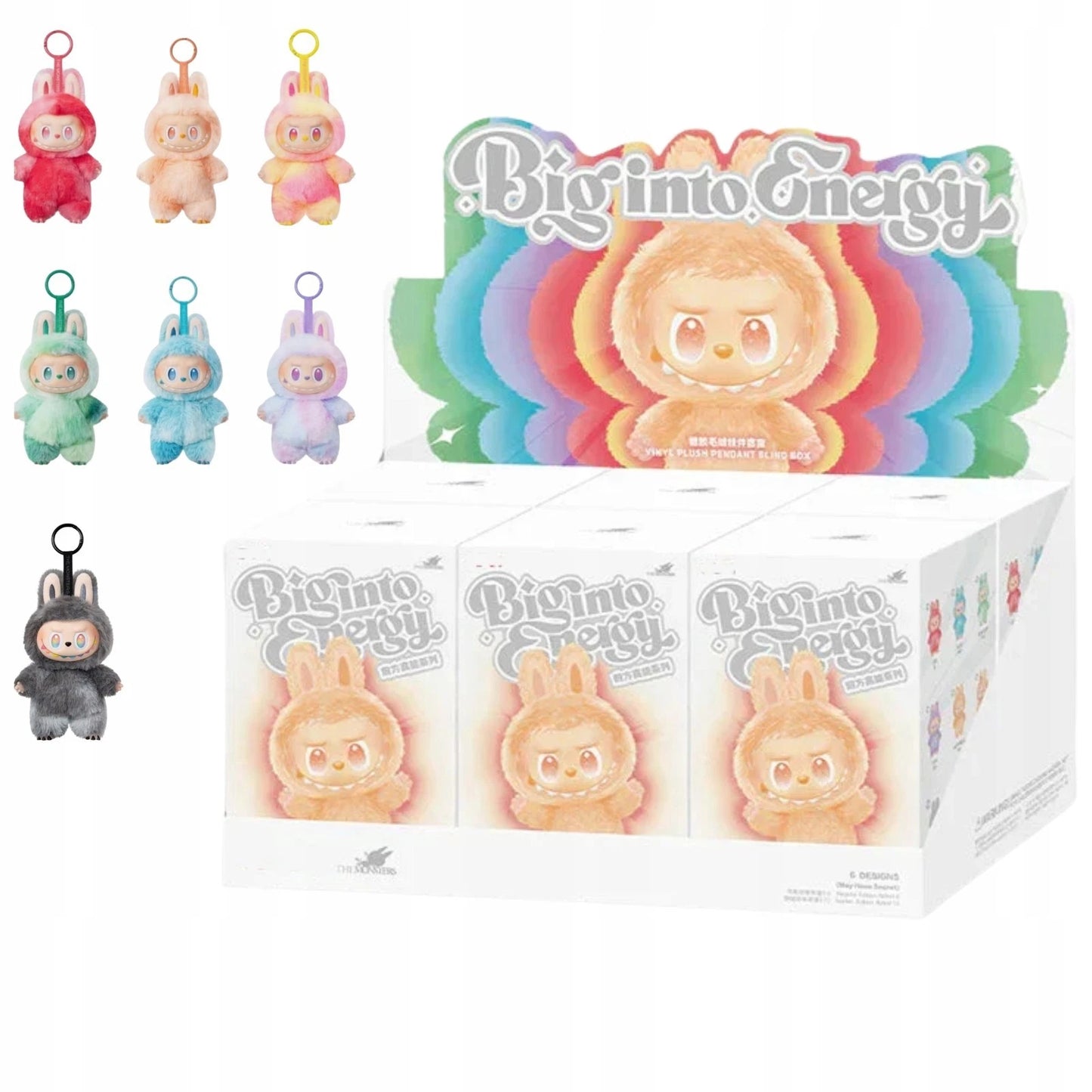 Official Pop Mart Big into energy Labubu (Verifiable barcodes) - Single mystery