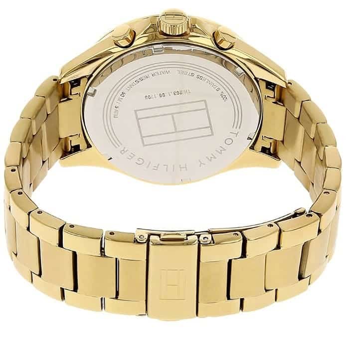 Tommy Hilfiger Men’s Watch Stainless Steel Gold Strap With White Dial 1791121
